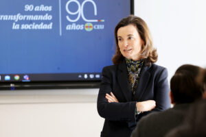 Presentación del nuevo aula Abante CEU